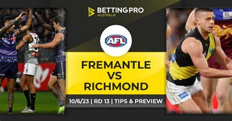 richmond tigers odds|Fremantle vs Richmond Prediction, Tips & Odds – AFL Round 17.